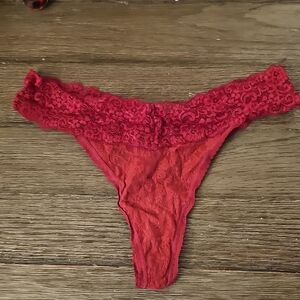 Soma Red Lace Panty NWOT